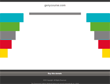 Tablet Screenshot of genycourse.com